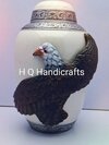 Monarch New Culture American Eagle Statue Cremation Ash Urn - Color: Light Cream (#ffffed)