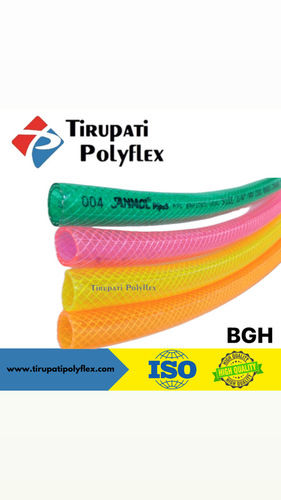 PVC Hose Pipe - Durable Flexible Material | Lightweight, Weather-Resistant, Chemical-Resistant, 3/4 Inch Diameter