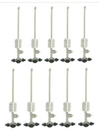 4 Way Fogger Assembly Unit with Check Valve for Garden, Greenhouses