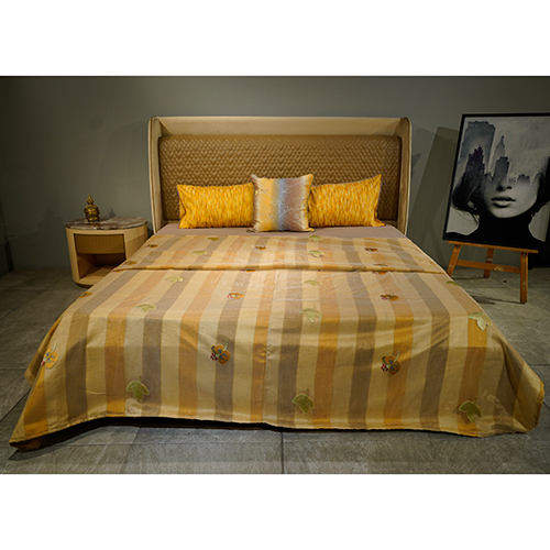 Gold With Yellow Bed Cover