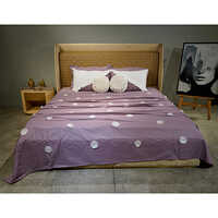 3D Flower Lavender Bed Cover