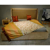 Bell Motif Design Bed Throw