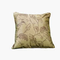 Handmade Leaf Printed Cushion Cover