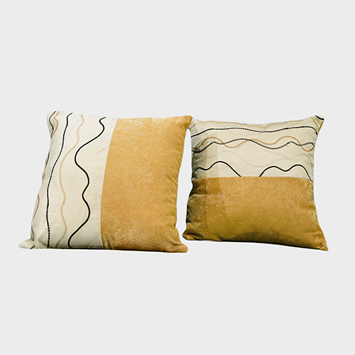 Wavy Beach Curls Cushion Cover