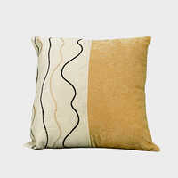 Wavy Beach Curls Cushion Cover