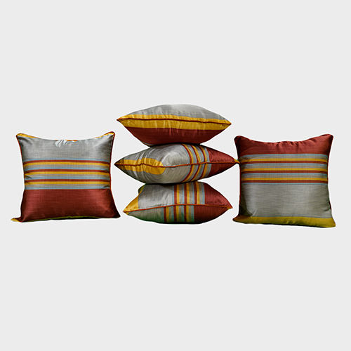 Stripes Printed Bed Cushion Cover - Color: Different Available