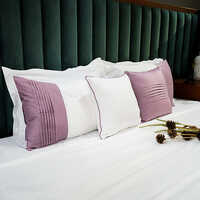 White And Lavender Colorplay Stripe Bedsheet