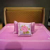 Pink Tranquil Curve Bedsheet