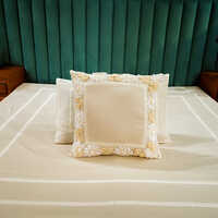 Beige Trimmed Bliss Bedsheet