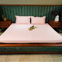 Solid Baby Pink Bedsheet