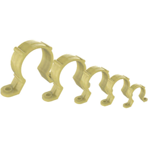 C Pvc Clamp - Color: Cream