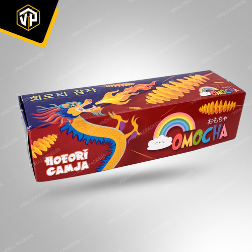 Twisted Spiral Potato Chips Packaging Boxes Manufactural