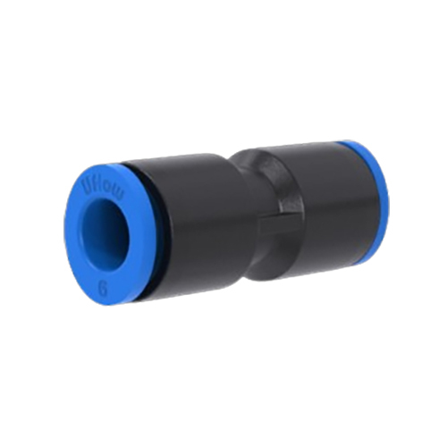 12Mm Straight Union - Color: Black