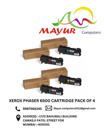 Xerox Phaser 6500 Cartridge Pack of 4