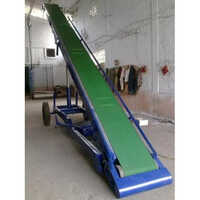 Incline Flow Conveyor - Color: Blue & Green