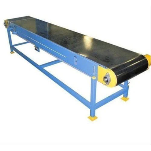 Plain Rubber Flat Belt Conveyor