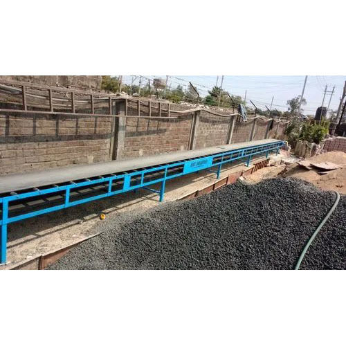 Powered Belt Conveyor - Color: Blue