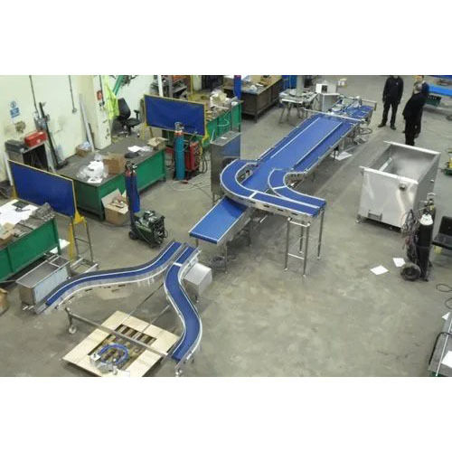 Assembly Line Conveyor - Color: Blue