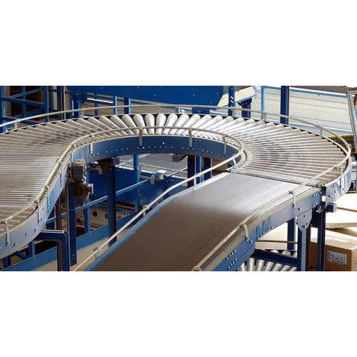 Endless Slat Conveyor - Mild Steel Chain, Silver Color | Industrial Use, 1 Year Warranty