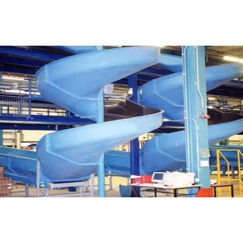 Rotary Chute Conveyor - Color: Blue