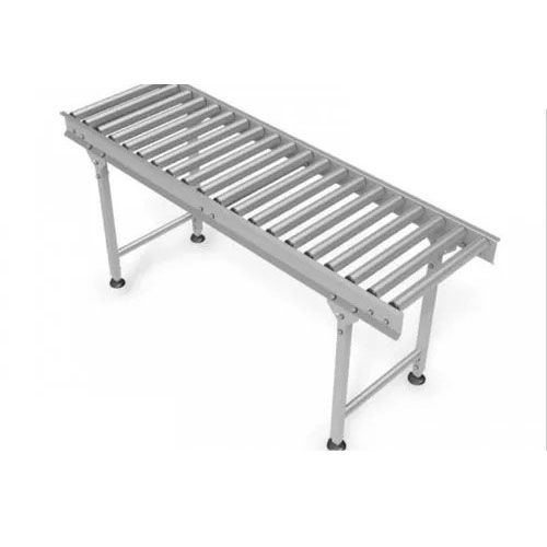 Gravity Roller Conveyor - Color: Silver