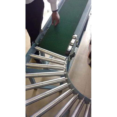 Roller Belt Conveyor - Color: Gray