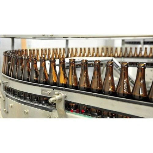 Bottle Conveyor System - Color: Silver