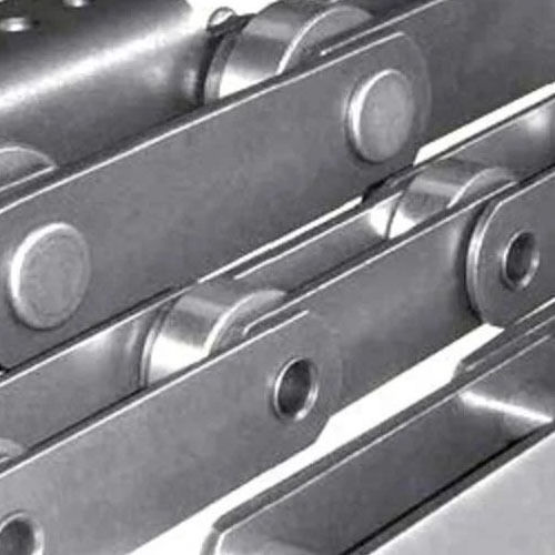 Mild Steel Conveyor Chain - Color: Silver