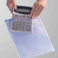 Air Bubble Roll Bags - Plastic, 8x4 Inches, White | Versatile Protection For Fragile Items, Recyclable, Easy To Seal
