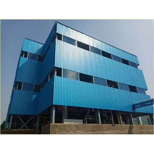 Industrial Steel Shed - Door Material: Pvc Window