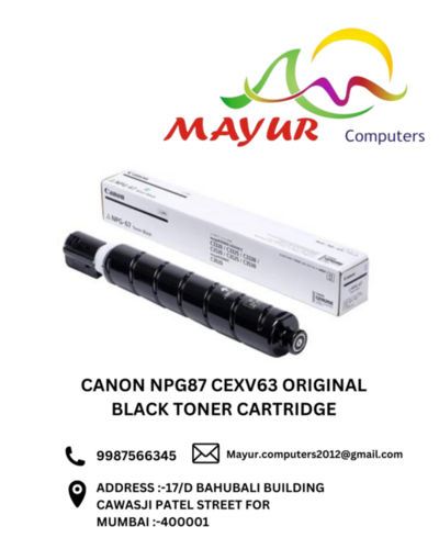 Canon Npg87 Cexv63 Original Black Toner Cartridge