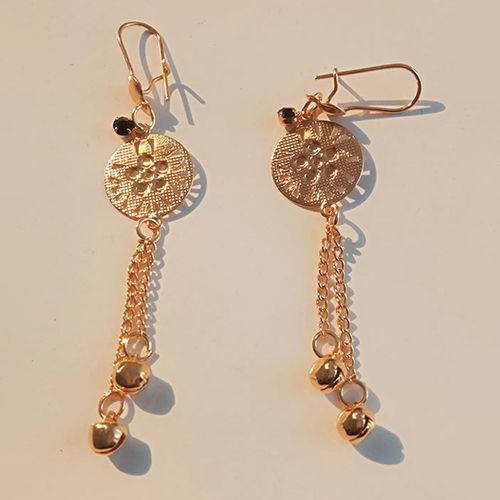 Pair Of Gold Plated Drop Earrings