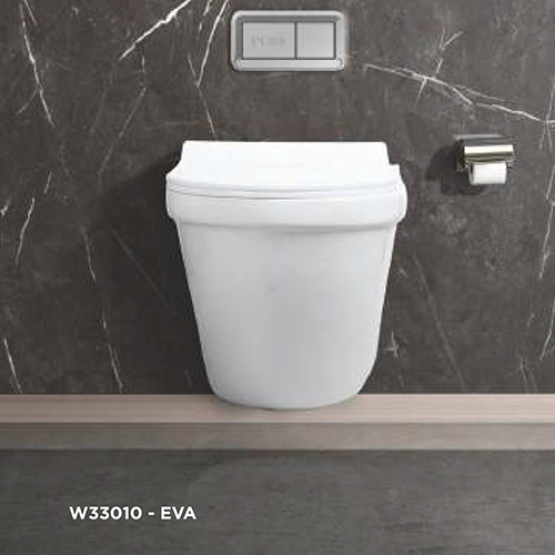 W33010 Eva Wall Hung Flushing Water Closet