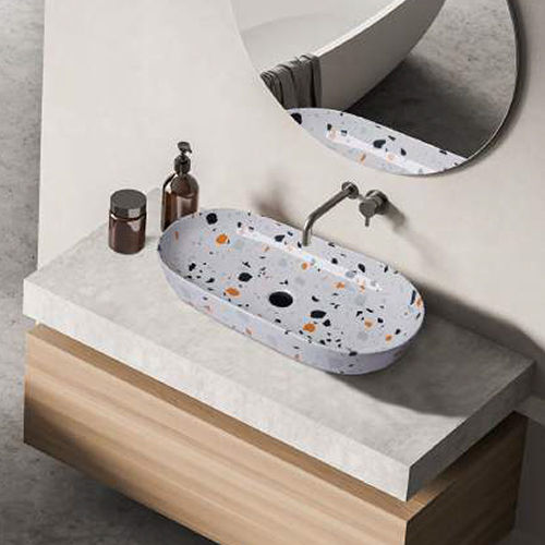 A-8001 Designer Table Top Basin - Installation Type: Wall Mounted