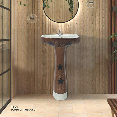 1607 Pluto Vitrosa Wash Basin Set