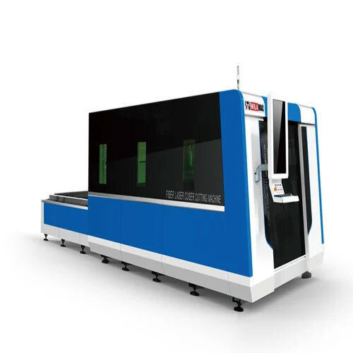 Cnc Fiber Laser Cutting Machine - Color: Blue