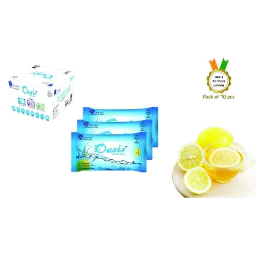 Natural Wipes 10 Pulls Packs With Lemon Fragrance