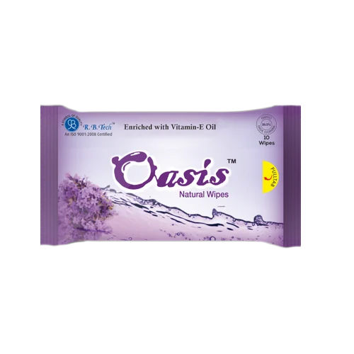 20 Pulls Packs  Oasis Natural Wipes With Lavender Fragrance - Age Group: Suitable For All Ages