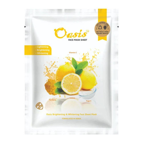 Oasis Brightening And Glowing Sheet Mask