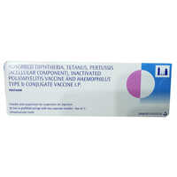 Adsorbed Diphtheria Tetanus Pertussis Inactivated Poliomyelitis And Haemophilus Type B Conjugate Vaccine - Drug Type: Injection