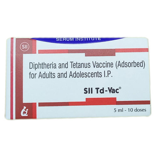 Diphtheria And Tetanus  Vaccin For Adults And Adolescents Ip - Drug Type: Injection