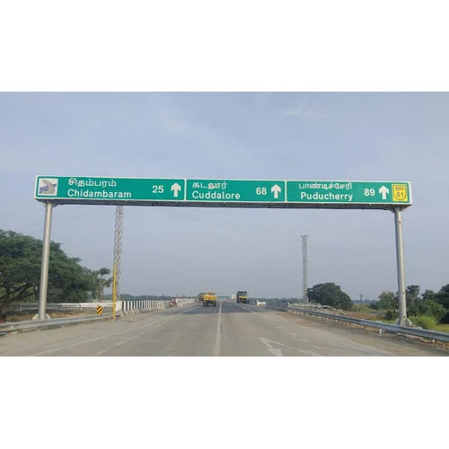 Overhead Gantry Sign Board - Application: Road Safety