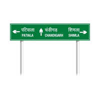 Cantilever Sign Board - Application: Road Safety