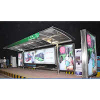 Stainless Steel Bus Stand Shelter - Application: Public