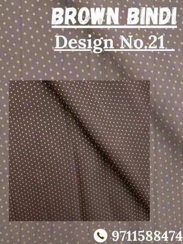 Taffeta Fabrics (Brown Bindi)