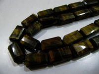 3 Loose Natural Tigers Eye 15x25mm Laser Cut Nugget Shape Beads