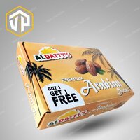 Dates Packaging Boxes Manufacturer - Paper Material, Customized Size , Glossy Lamination, Uv Offset Printing With Secure Closure And Customizable Branding