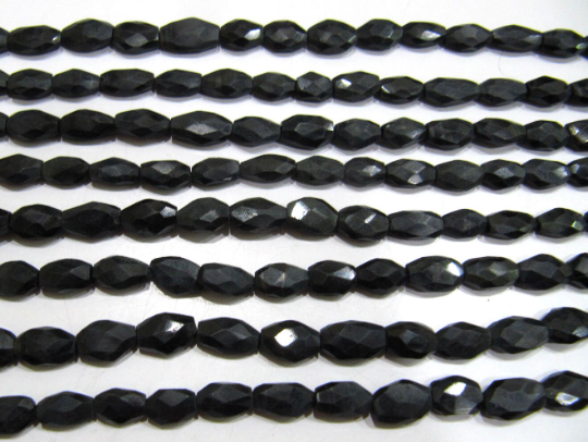 Natural Blue Tiger Eye Oval Faceted 10mm to 12mm Beads Strand 13 Inches long