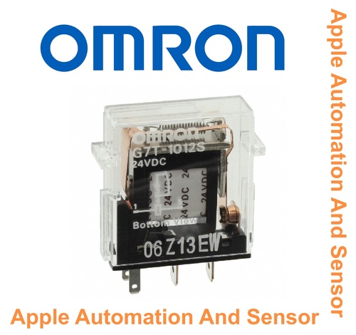 Omron G7T-1012S DC24 Industrial Relay - Contact Material Rated Voltage 24VDC Insulation Resistance 1kg Weight | Industrial Use Mechanical Life Ambient Temperature Power Consumption