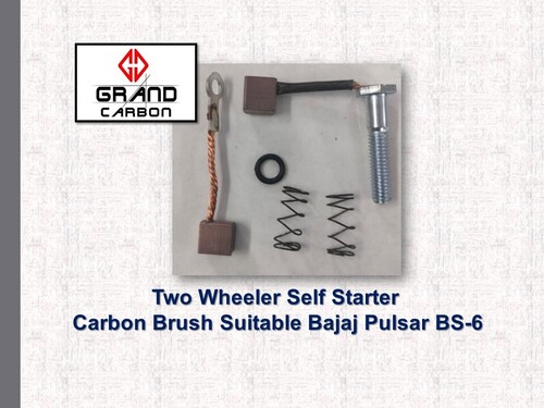Self Starter Carbon brush is Suitable For Bajaj pulsar BS-6,